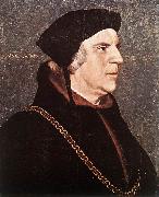 HOLBEIN, Hans the Younger Portrait of Sir William Butts sg oil on canvas